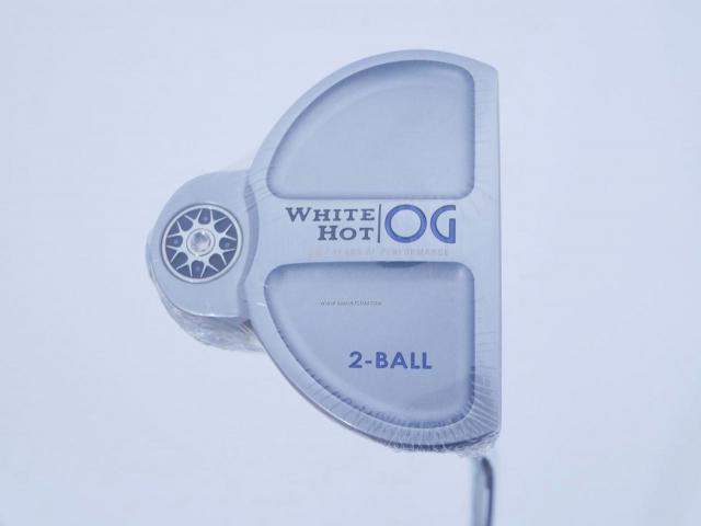 Putter : All : **ของใหม่ ยังไม่แกะพลาสติก** พัตเตอร์ Odyssey White Hot OG 2-Ball Blue ก้าน Stroke LAB ยาว 32 นิ้ว