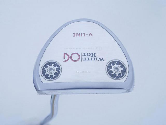 Putter : All : **ของใหม่ ยังไม่แกะพลาสติก** พัตเตอร์ Odyssey White Hot OG V-Line ก้าน Stroke LAB ยาว 34 นิ้ว