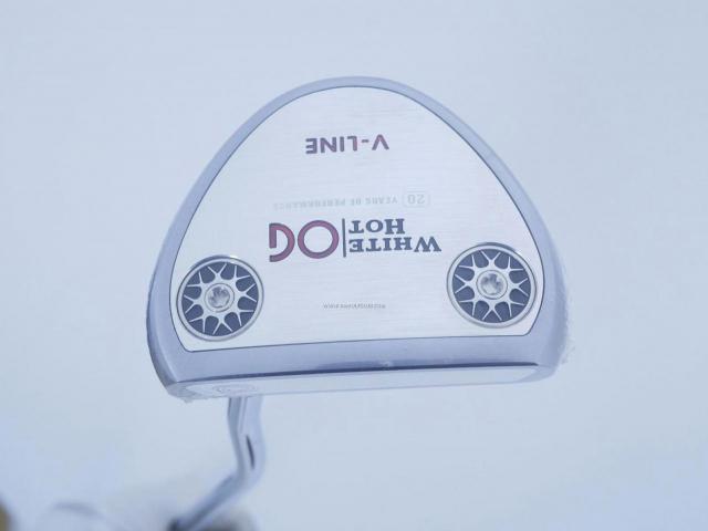 Putter : All : **ของใหม่ ยังไม่แกะพลาสติก** พัตเตอร์ Odyssey White Hot OG V-Line ยาว 33 นิ้ว