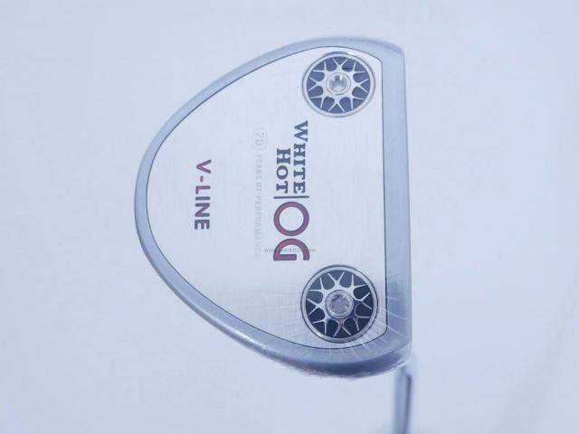 Putter : All : **ของใหม่ ยังไม่แกะพลาสติก** พัตเตอร์ Odyssey White Hot OG V-Line ยาว 33 นิ้ว