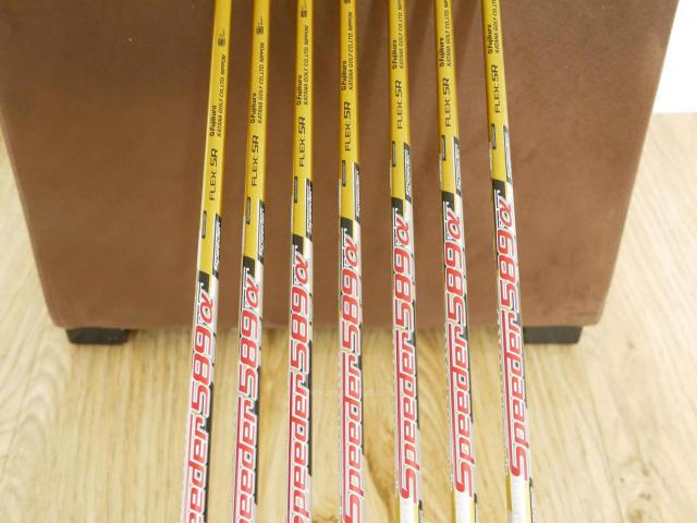 Iron set : Katana : ชุดเหล็ก Katana Sword ATC-589a (หน้าเด้ง) มีเหล็ก 6-Pw,Aw,Sw (7 ชิ้น) ก้านกราไฟต์ Fujikura Speeder 589 Flex SR