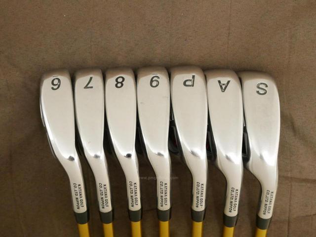 Iron set : Katana : ชุดเหล็ก Katana Sword ATC-589a (หน้าเด้ง) มีเหล็ก 6-Pw,Aw,Sw (7 ชิ้น) ก้านกราไฟต์ Fujikura Speeder 589 Flex SR