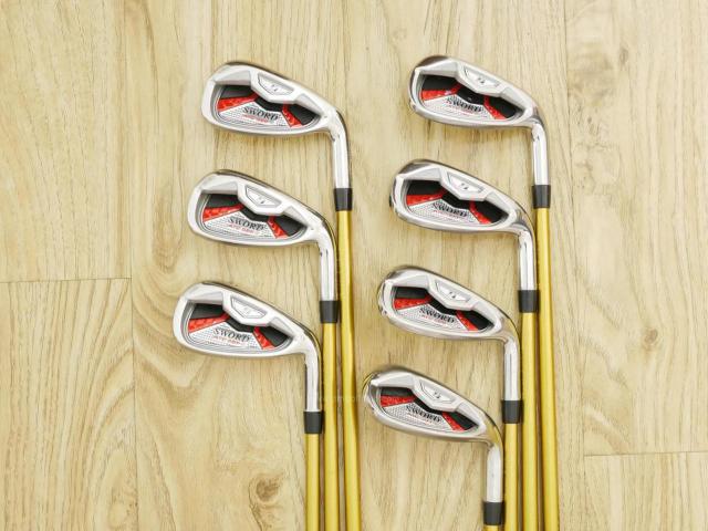 Iron set : Katana : ชุดเหล็ก Katana Sword ATC-589a (หน้าเด้ง) มีเหล็ก 6-Pw,Aw,Sw (7 ชิ้น) ก้านกราไฟต์ Fujikura Speeder 589 Flex SR
