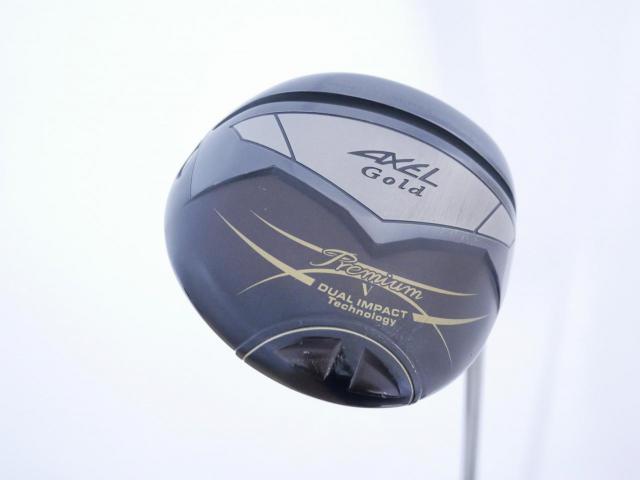 Driver : Tsuruya : ไดรเวอร์ Tsuruya AXEL Gold Premium 5 (รุ่นปี 2023 ตัวท๊อป หน้าเด้งสุดๆ COR 0.88 ของใหม่ 5 หมื่น) Loft 10.5 Flex R