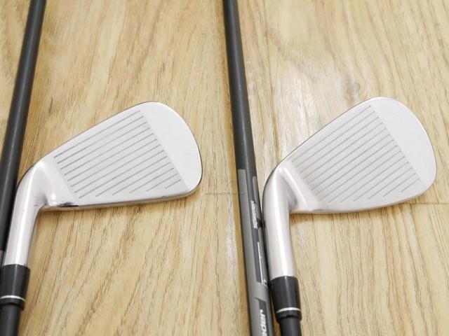 Iron set : Callaway : ชุดเหล็ก Callaway APEX Forged (ออกปี 2019) มีเหล็ก 5-Pw,Aw,Sw (8 ชิ้น) ก้านกราไฟต์ Fujikura Speeder Evolution Flex R