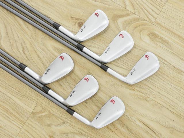 Iron set : Other Brand : ชุดเหล็ก Crazy SBI-02 Forged (ปี 2020 หายากมาก นุ่มมาก) มีเหล็ก 5-Pw (6 ชิ้น) ก้านกราไฟต์ Fujikura MCI Black 80 Flex S