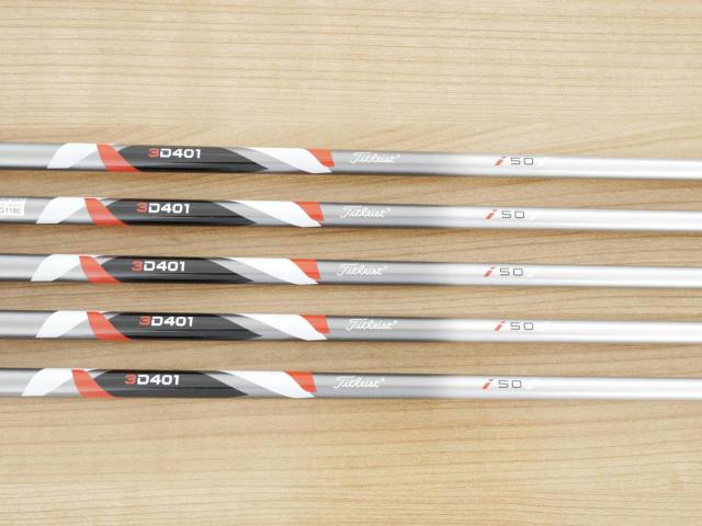 Iron set : Titleist : ชุดเหล็ก Titleist T400 (ออกปี 2023 ตีง่ายที่สุด ไกลที่สุด) มีเหล็ก 7-Pw,43 (5 ชิ้น) ก้านกราไฟต์ Titleist 3D401 i50 Flex R
