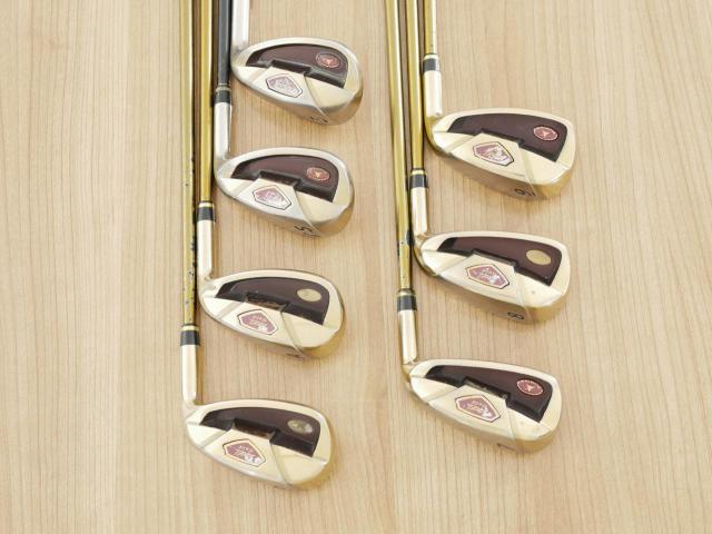 Iron set : Tsuruya : ชุดเหล็ก Tsuruya AXEL Gold Premium II (รุ่นปี 2017 ของใหม่ 6 หมื่นกว่าบาท หน้าเด้งสุดๆ ไกลสุดๆๆ) มีเหล็ก 7-Pw,Aw,As,Sw (7 ชิ้น ครบเซ็ต) ก้านกราไฟต์ Flex R