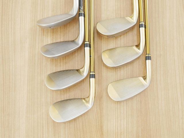 Iron set : Tsuruya : ชุดเหล็ก Tsuruya AXEL Gold Premium II (รุ่นปี 2017 ของใหม่ 6 หมื่นกว่าบาท หน้าเด้งสุดๆ ไกลสุดๆๆ) มีเหล็ก 7-Pw,Aw,As,Sw (7 ชิ้น ครบเซ็ต) ก้านกราไฟต์ Flex R