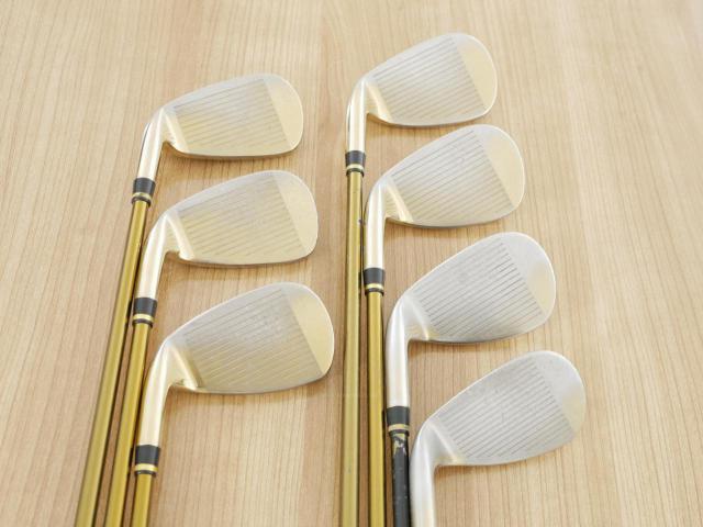 Iron set : Tsuruya : ชุดเหล็ก Tsuruya AXEL Gold Premium II (รุ่นปี 2017 ของใหม่ 6 หมื่นกว่าบาท หน้าเด้งสุดๆ ไกลสุดๆๆ) มีเหล็ก 7-Pw,Aw,As,Sw (7 ชิ้น ครบเซ็ต) ก้านกราไฟต์ Flex R