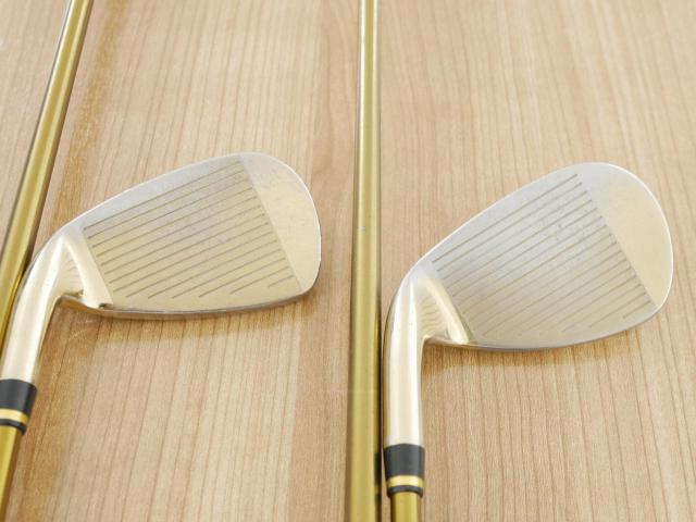 Iron set : Tsuruya : ชุดเหล็ก Tsuruya AXEL Gold Premium II (รุ่นปี 2017 ของใหม่ 6 หมื่นกว่าบาท หน้าเด้งสุดๆ ไกลสุดๆๆ) มีเหล็ก 7-Pw,Aw,As,Sw (7 ชิ้น ครบเซ็ต) ก้านกราไฟต์ Flex R