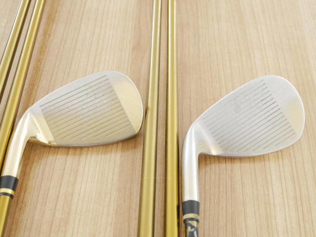 Iron set : Tsuruya : ชุดเหล็ก Tsuruya AXEL Gold Premium II (รุ่นปี 2017 ของใหม่ 6 หมื่นกว่าบาท หน้าเด้งสุดๆ ไกลสุดๆๆ) มีเหล็ก 7-Pw,Aw,As,Sw (7 ชิ้น ครบเซ็ต) ก้านกราไฟต์ Flex R