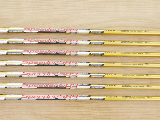 Iron set : Katana : ชุดเหล็ก Katana Sword ATC-589 (ตีง่าย ไกล) มีเหล็ก 6-Pw,Aw,Sw (7 ชิ้น) ก้าน Speeder 589 Flex R