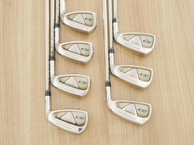 Iron set : PRGR : ชุดเหล็ก PRGR ID Nabla Red (รุ่นท๊อปสุด หน้าเด้ง ไกลมาก) มีเหล็ก 6-Pw,Aw,Sw (7 ชิ้น) ก้านกราไฟต์ M-40 Flex SR