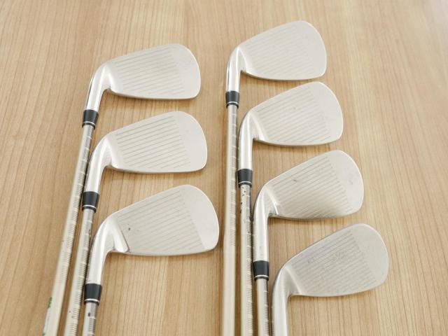 Iron set : PRGR : ชุดเหล็ก PRGR ID Nabla Red (รุ่นท๊อปสุด หน้าเด้ง ไกลมาก) มีเหล็ก 6-Pw,Aw,Sw (7 ชิ้น) ก้านกราไฟต์ M-40 Flex SR