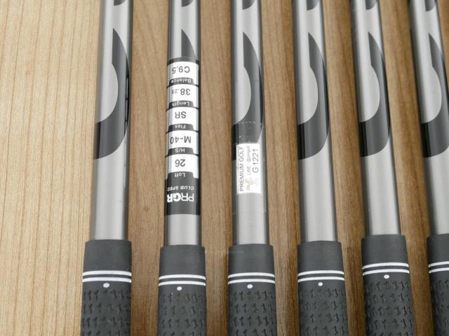 Iron set : PRGR : ชุดเหล็กกระเทย PRGR Super Egg Evolution (รุ่นล่าสุด ออกปี 2024 ตัวท๊อปสุด หน้าเด้งเกินกฏ ใช้แข่งไม่ได้ ตีไกลมากๆ) มีเหล็ก 6-Pw,Aw,As,Sw (8 ชิ้น) ก้านกราไฟต์ Flex SR (M-40)