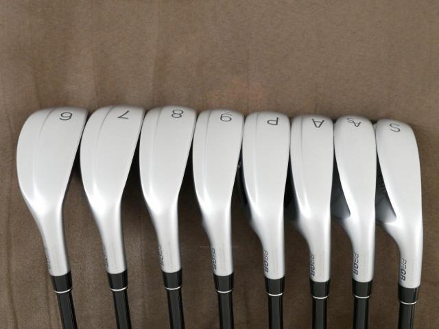 Iron set : PRGR : ชุดเหล็กกระเทย PRGR Super Egg Evolution (รุ่นล่าสุด ออกปี 2024 ตัวท๊อปสุด หน้าเด้งเกินกฏ ใช้แข่งไม่ได้ ตีไกลมากๆ) มีเหล็ก 6-Pw,Aw,As,Sw (8 ชิ้น) ก้านกราไฟต์ Flex SR (M-40)