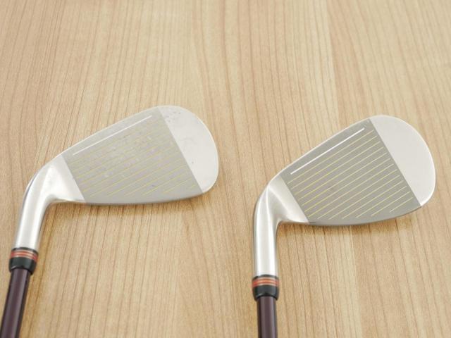 Lady club : All : ชุดเหล็ก PRGR Premium Red TR-X 505 (รุ่นท็อป หน้าเด้ง ตีง่ายไกลมาก) มีเหล็ก 7-Pw,Aw,Sw (6 ชิ้น) ก้านกราไฟต์ Flex L (M-30)