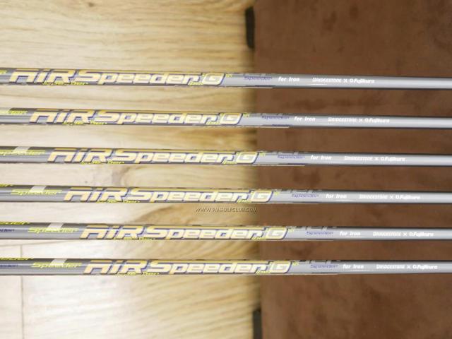 Iron set : Bridgestone : ชุดเหล็ก Bridgestone JGR Hybrid Forged (ตีไกลกว่าตัวอื่น 2 เบอร์) มีเหล็ก 7-P1,P2,Aw (6 ชิ้น) ก้านกราไฟต์ Fujikura Air Speeder (R)