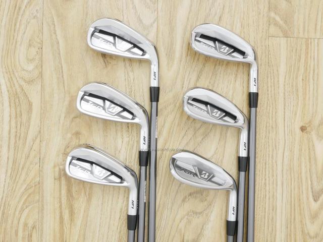 Iron set : Bridgestone : ชุดเหล็ก Bridgestone JGR Hybrid Forged (ตีไกลกว่าตัวอื่น 2 เบอร์) มีเหล็ก 7-P1,P2,Aw (6 ชิ้น) ก้านกราไฟต์ Fujikura Air Speeder (R)