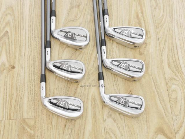 Iron set : Bridgestone : ชุดเหล็ก Bridgestone JGR Hybrid Forged (ตีไกลกว่าตัวอื่น 2 เบอร์) มีเหล็ก 7-P1,P2,Aw (6 ชิ้น) ก้านกราไฟต์ Fujikura Air Speeder (R)