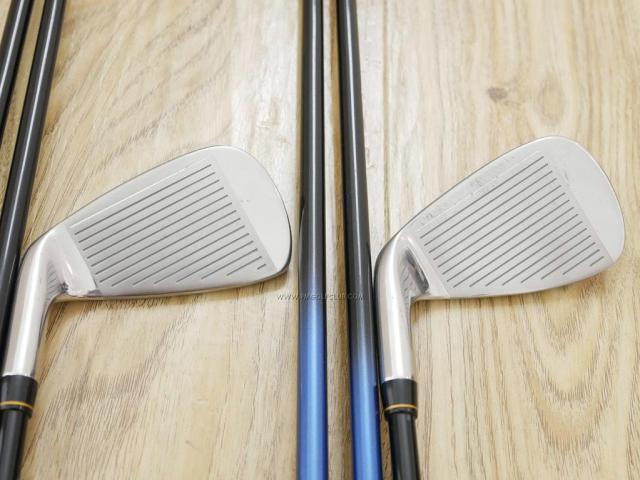 Iron set : Katana : ชุดเหล็ก Katana Sword V-Model (หน้าเด้ง) มีเหล็ก 5-Pw,Sw (7 ชิ้น) ก้านกราไฟต์ Flex SR