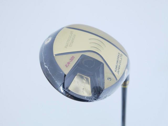 Fairway Wood : Kamui : **ของใหม่ ยังไม่แกะพลาสติก** หัวไม้ 3 Kamuiworks KM-300 (หน้าเด้ง มีสปริงข้างใน หายากมาก) Loft 15 ก้าน Fujikura Double Kick Flex SR