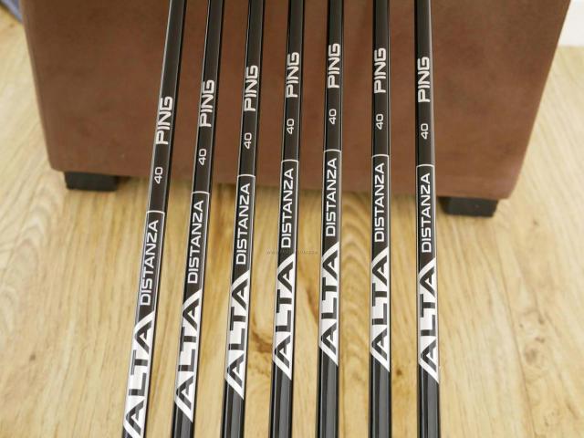 Iron set : Ping : ชุดเหล็ก Ping G710 (ปี 2021 Japan Spec. ใบใหญ่ ง่ายที่สุด ไกลที่สุดของ Ping) มีเหล็ก 6-Pw,Aw,Sw (7 ชิ้น) ก้านกราไฟต์ Ping ALTA Distanza 40 Flex R