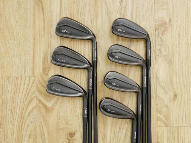 Iron set : Ping : ชุดเหล็ก Ping G710 (ปี 2021 Japan Spec. ใบใหญ่ ง่ายที่สุด ไกลที่สุดของ Ping) มีเหล็ก 6-Pw,Aw,Sw (7 ชิ้น) ก้านกราไฟต์ Ping ALTA Distanza 40 Flex R