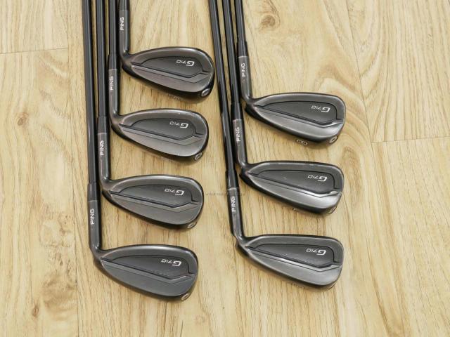 Iron set : Ping : ชุดเหล็ก Ping G710 (ปี 2021 Japan Spec. ใบใหญ่ ง่ายที่สุด ไกลที่สุดของ Ping) มีเหล็ก 6-Pw,Aw,Sw (7 ชิ้น) ก้านกราไฟต์ Ping ALTA Distanza 40 Flex R