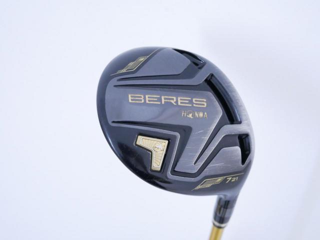 Fairway Wood : Honma : **ก้าน 3 ดาว** หัวไม้ 7 Honma Beres Black (รุ่นปี 2023) Loft 21 ก้าน Honma ARMRQ MX Flex R (3 ดาว)