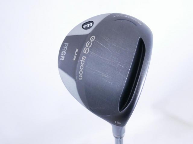 Fairway Wood : PRGR : หัวไม้ 3 PRGR Egg Spoon BLACK (ปี 2022) Loft 15 ก้าน Mitsubishi Diamana Flex S
