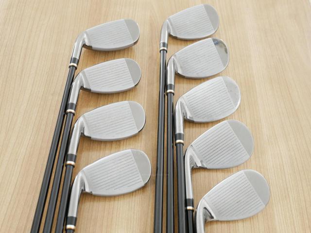 Iron set : Maruman : ชุดเหล็กกระเทย Maruman Shuttle i3000AR (ตีง่าย ไกลมาก) มีเหล็ก 5-10,Pw,Aw,Sw (9 ชิ้น) ก้านกราไฟต์ Flex R