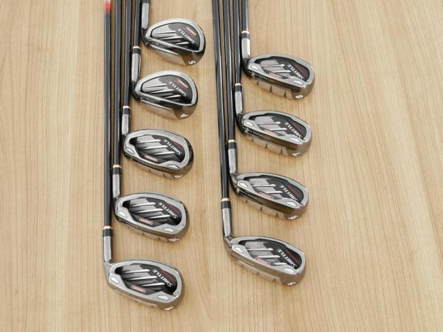 Iron set : Maruman : ชุดเหล็กกระเทย Maruman Shuttle i3000AR (ตีง่าย ไกลมาก) มีเหล็ก 5-10,Pw,Aw,Sw (9 ชิ้น) ก้านกราไฟต์ Flex R