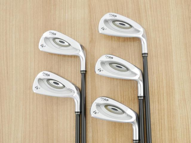 Iron set : PRGR : ชุดเหล็ก PRGR is3 502 มีเหล็ก 6-Pw (5 ชิ้น) ก้านกราไฟต์ Flex R