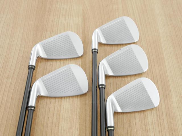 Iron set : PRGR : ชุดเหล็ก PRGR is3 502 มีเหล็ก 6-Pw (5 ชิ้น) ก้านกราไฟต์ Flex R