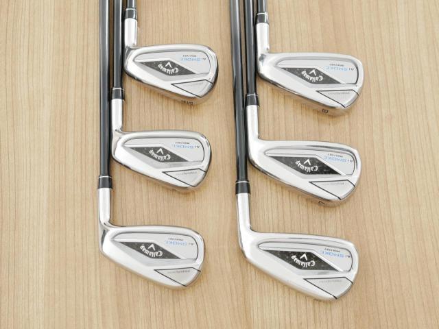 Iron set : Callaway : ชุดเหล็ก Callaway Paradym Ai Smoke Max Fast (ออกปี 2024 ตีง่ายมาก ไกล Japan Spec.) มีเหล็ก 6-Pw,Aw (6 ชิ้น) ก้านกราไฟต์ Fujikura TENSEI 40 Flex R