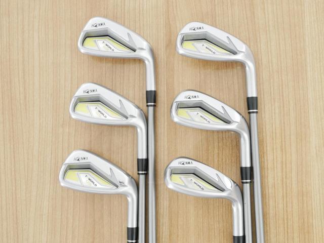 Lady club : All : ชุดเหล็ก Honma Tour World GS (ออกปี 2021 ใบใหญ่ ตีง่าย ไกล) มีเหล็ก 7-11,Sw (6 ชิ้น) ก้านกราไฟต์ Honma Speedtuned 42 Flex L