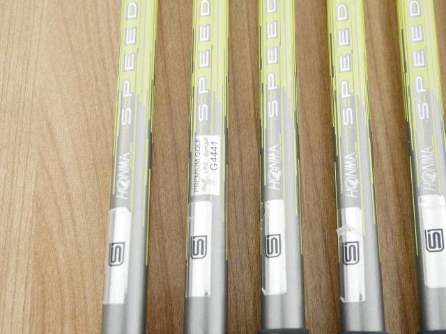 Lady club : All : ชุดเหล็ก Honma Tour World GS (ออกปี 2021 ใบใหญ่ ตีง่าย ไกล) มีเหล็ก 7-11,Sw (6 ชิ้น) ก้านกราไฟต์ Honma Speedtuned 42 Flex L
