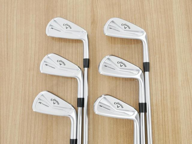 Iron set : Callaway : ชุดเหล็ก Callaway X Forged (ออกปี 2024 นุ่ม แน่น หล่อมาก) มีเหล็ก 5-Pw (6 ชิ้น) ก้านเหล็ก Dynamic Gold S200
