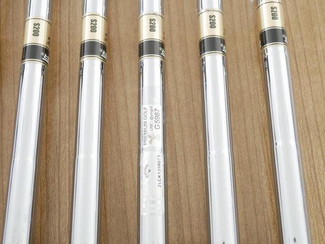 Iron set : Callaway : ชุดเหล็ก Callaway X Forged (ออกปี 2024 นุ่ม แน่น หล่อมาก) มีเหล็ก 5-Pw (6 ชิ้น) ก้านเหล็ก Dynamic Gold S200