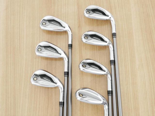 Iron set : Taylormade : ชุดเหล็ก Taylormade Gloire (รุ่นท๊อปสุด Japan Spec. ใบใหญ่ ตีง่าย ไกล) มีเหล็ก 6-Pw,Aw,Sw (7 ชิ้น) ก้านกราไฟต์ Flex SR