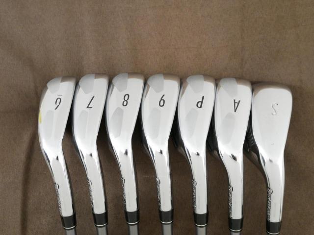 Iron set : Taylormade : ชุดเหล็ก Taylormade Gloire (รุ่นท๊อปสุด Japan Spec. ใบใหญ่ ตีง่าย ไกล) มีเหล็ก 6-Pw,Aw,Sw (7 ชิ้น) ก้านกราไฟต์ Flex SR