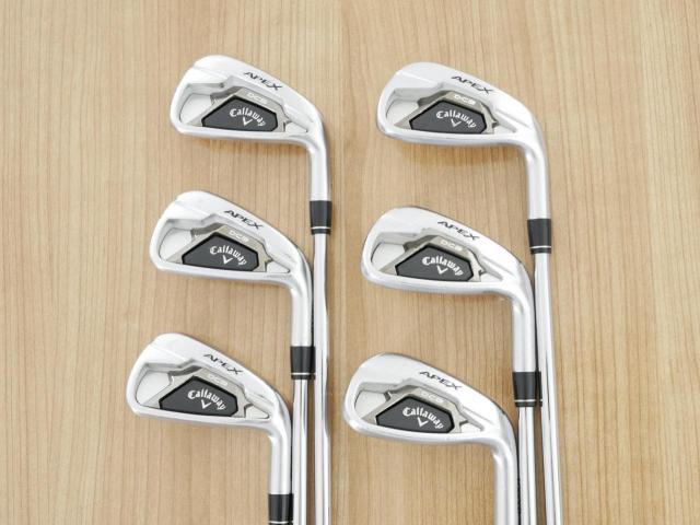 Iron set : Callaway : ชุดเหล็ก Callaway APEX DCB Forged (ปี 2022) มีเหล็ก 5-Pw (6 ชิ้น) ก้านเหล็ก NS Pro ZELOS 7 Flex S