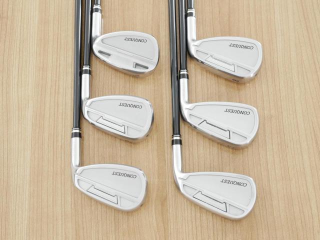 Iron set : Maruman : ชุดเหล็ก Maruman Majesty Conquest (รุ่นท๊อปสุด ออกปี 2022 ของใหม่ 6 หมื่นบาท) มีเหล็ก 6-Pw,Pa (6 ชิ้น) ก้านกราไฟต์ Flex SR