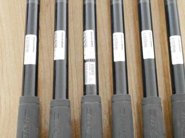 Iron set : Maruman : ชุดเหล็ก Maruman Majesty Conquest (รุ่นท๊อปสุด ออกปี 2022 ของใหม่ 6 หมื่นบาท) มีเหล็ก 6-Pw,Pa (6 ชิ้น) ก้านกราไฟต์ Flex SR