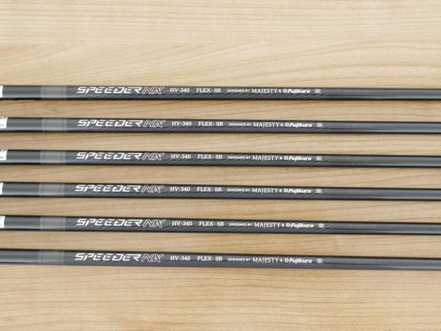 Iron set : Maruman : ชุดเหล็ก Maruman Majesty Conquest (รุ่นท๊อปสุด ออกปี 2022 ของใหม่ 6 หมื่นบาท) มีเหล็ก 6-Pw,Pa (6 ชิ้น) ก้านกราไฟต์ Flex SR