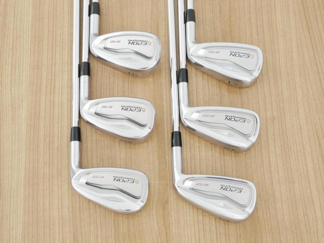 Iron set : Epon : ชุดเหล็ก EPON AF-707 Forged (รุ่นล่าสุด ปี 2024 ใบใหญ่ ตีง่าย ไกล) มีเหล็ก 5-Pw (6 ชิ้น) ก้านเหล็ก NS Pro 750 NEO Flex R