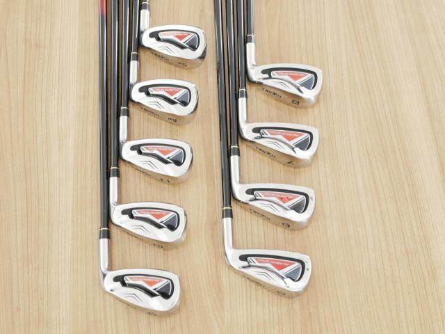 Iron set : Honma : ชุดเหล็ก Honma AMAZING Spec II (หน้าเด้ง โกงองศาสุดๆ ไกลที่สุด) มีเหล็ก 5-11,Aw,Sw (9 ชิ้น ระยะเทียบเท่า 4-Pw,Aw,Sw) ก้าน AMAZING SPEC Feather & Feather FLex R