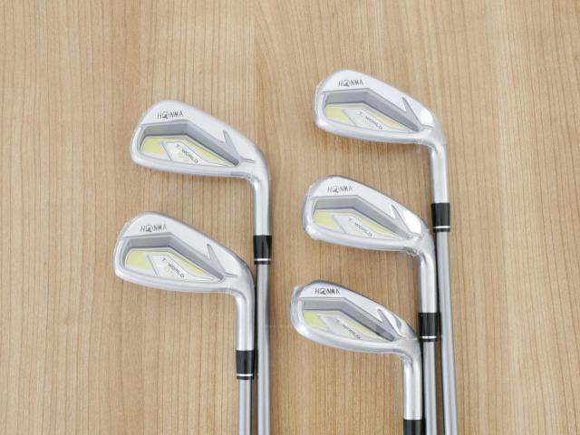 Lady club : All : **ของใหม่ ยังไม่แกะพลาสติก** ชุดเหล็ก Honma Tour World GS (ออกปี 2021 ใบใหญ่ ตีง่าย ไกล) มีเหล็ก 7-10,Sw (5 ชิ้น) ก้านกราไฟต์ Honma Speedtuned 42 Flex L